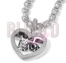 Load image into Gallery viewer, CUSTOM Icy Heart Necklace
