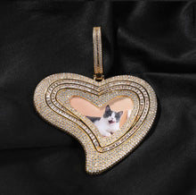 Load image into Gallery viewer, CUSTOM Lavish Heart Photo Necklace