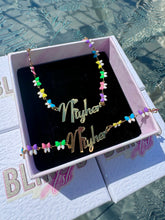 Load image into Gallery viewer, CUSTOM Children's Butterfly Nameplate Set