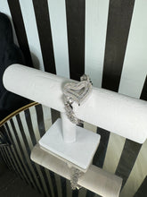 Load image into Gallery viewer, Miami Cuban Link Heart Necklace & Bracelet Set
