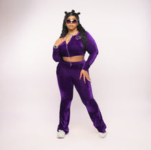Load image into Gallery viewer, Bling'd Babe Velour Set
