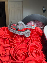 Load image into Gallery viewer, Icy Heart Baguette Cuff Bracelet