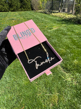 Load image into Gallery viewer, CUSTOM Dainty Script/Cursive Necklace