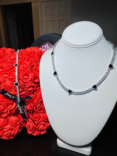 Load image into Gallery viewer, Boujee Heart Tennis Necklace & Bracelet Set
