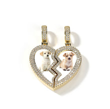 Load image into Gallery viewer, CUSTOM Broken Heart Photo Necklace