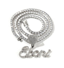 Load image into Gallery viewer, CUSTOM Heart Cursive Necklace