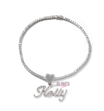 Load image into Gallery viewer, CUSTOM Heart Cursive Necklace