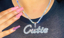 Load image into Gallery viewer, CUSTOM Cutie Baguette Necklace