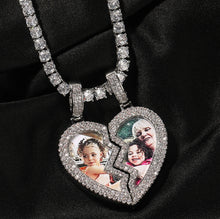 Load image into Gallery viewer, CUSTOM Broken Heart Photo Necklace