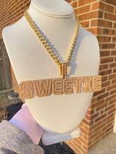 Load image into Gallery viewer, CUSTOM Bold Baguette Necklace