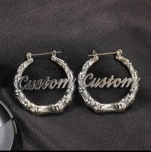 Load image into Gallery viewer, CUSTOM 90’s Vibez Bamboo Earrings