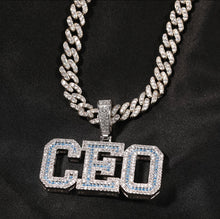 Load image into Gallery viewer, CUSTOM Colored Varsity Style Necklace