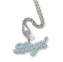 Load image into Gallery viewer, CUSTOM Colored Angel Necklace
