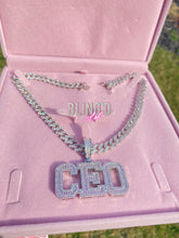 Load image into Gallery viewer, CUSTOM Colored Varsity Style Necklace