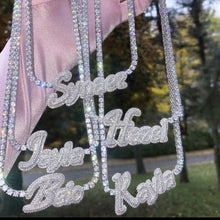 Load image into Gallery viewer, CUSTOM Iced Out Pendant With Tennis Chain