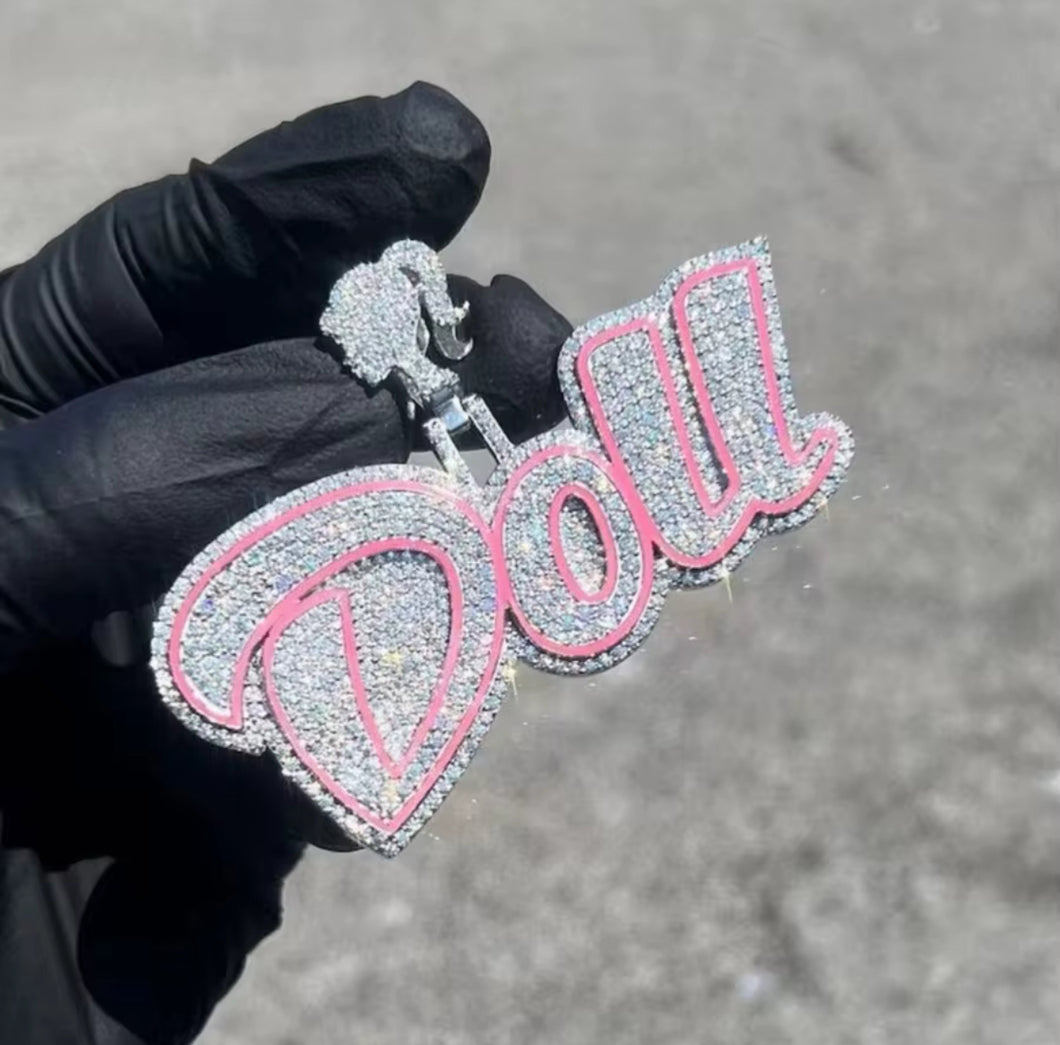 CUSTOM VVS Moissanite Da'Doll Necklace