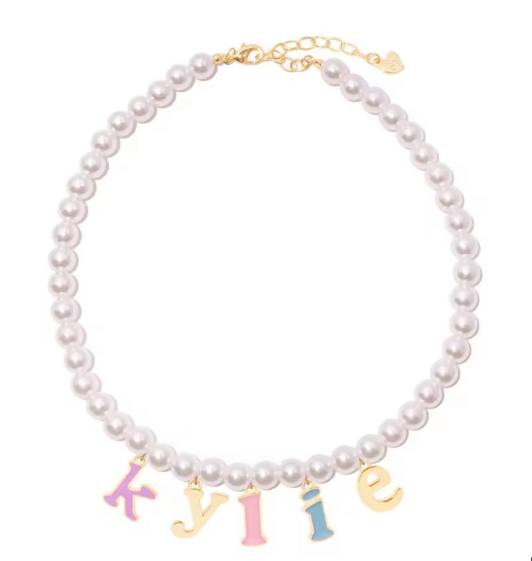 CUSTOM Children's Pearl Pastel Necklace