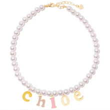 Load image into Gallery viewer, CUSTOM Children&#39;s Pearl Pastel Necklace
