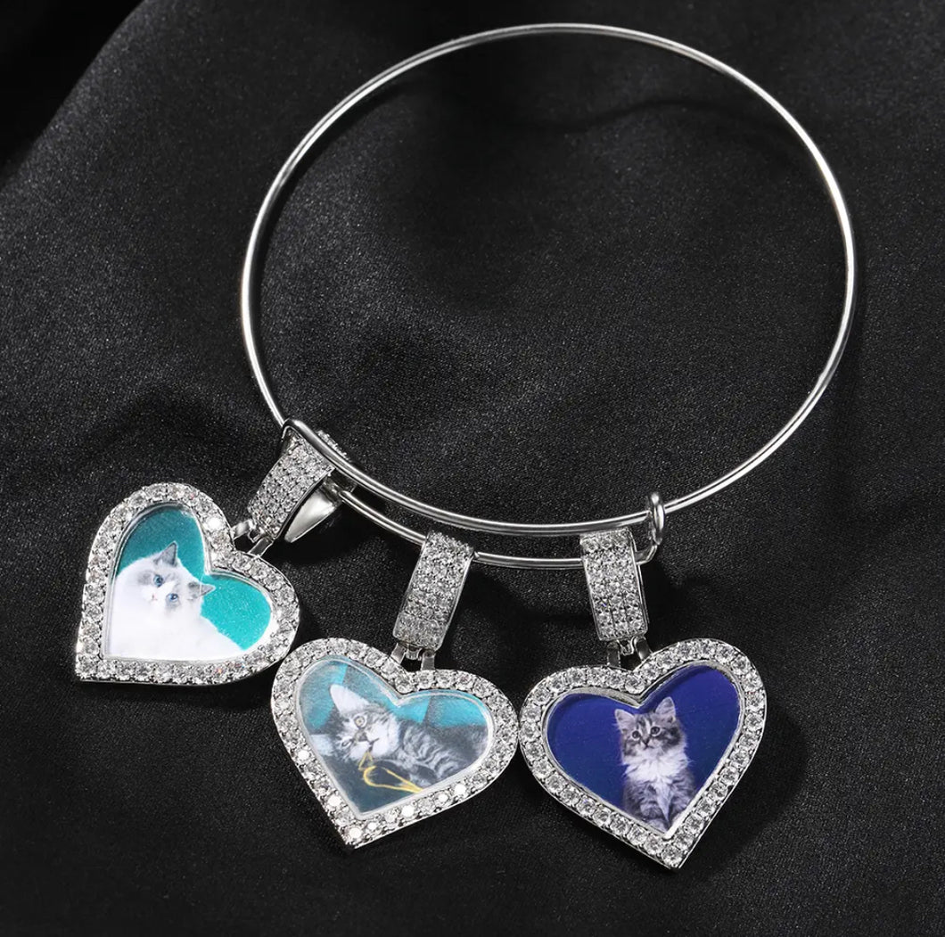 CUSTOM Sweetheart Photo Bracelet