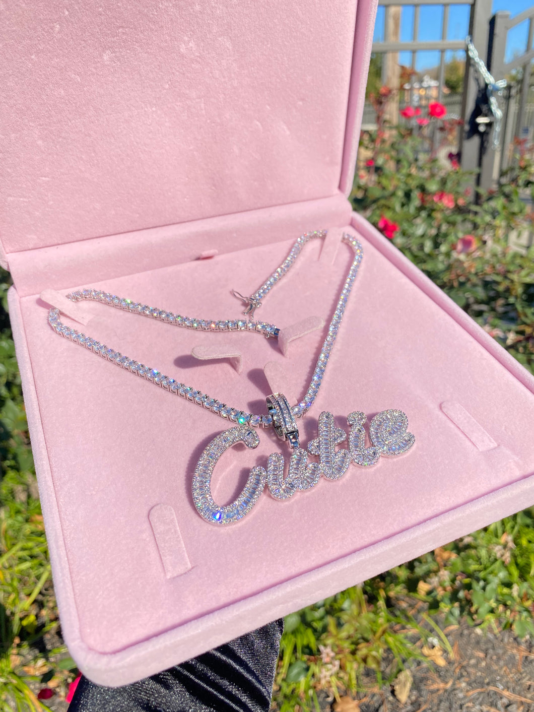 CUSTOM Cutie Baguette Necklace