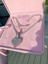 Load image into Gallery viewer, CUSTOM Heart On Ice Photo Locket Necklace
