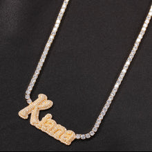 Load image into Gallery viewer, CUSTOM Iced Out Pendant With Tennis Chain
